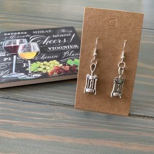 Wine Opener Dangle Earrings